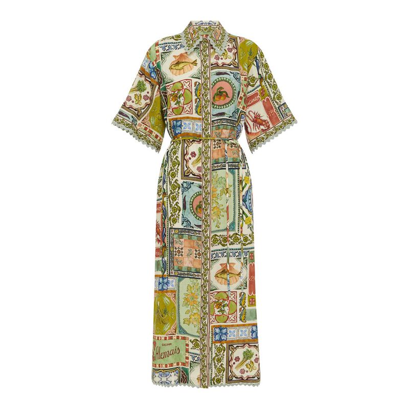 ALÉMAIS Tommasina Shirtdress image number 2