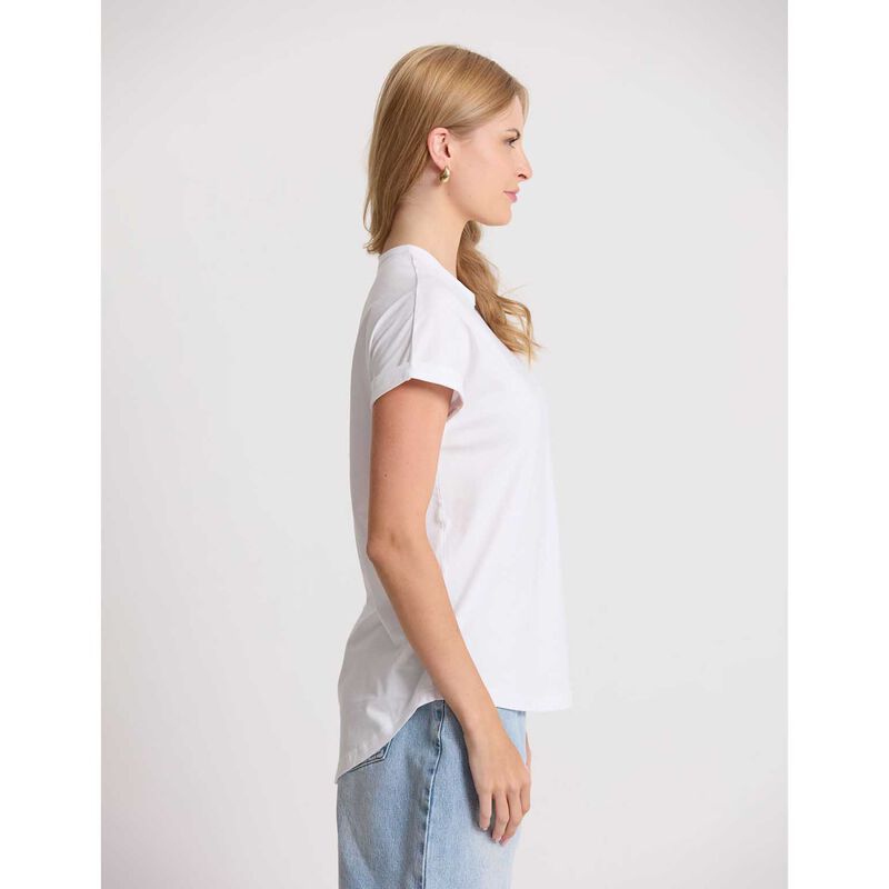 Stella + Gemma Soho Cuff Crew White image number 3