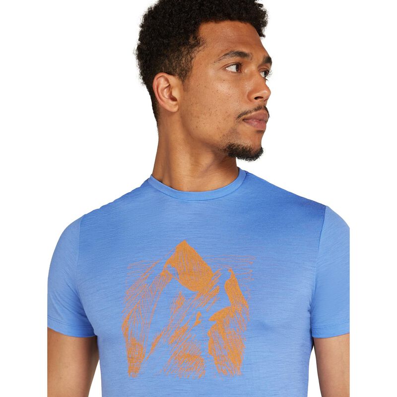 Icebreaker M Merino 150 Tech Lite SS Tee Granite Adventures image number 2
