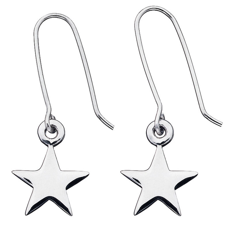 Karen Walker Silver Star Earrings image number 0