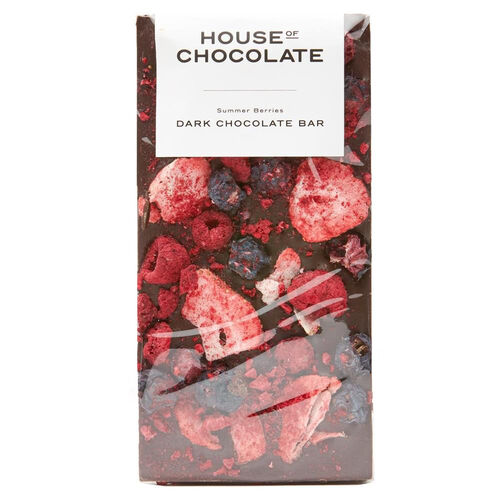 House of Chocolate Summer Berries Dark Chocolate Bar 85g