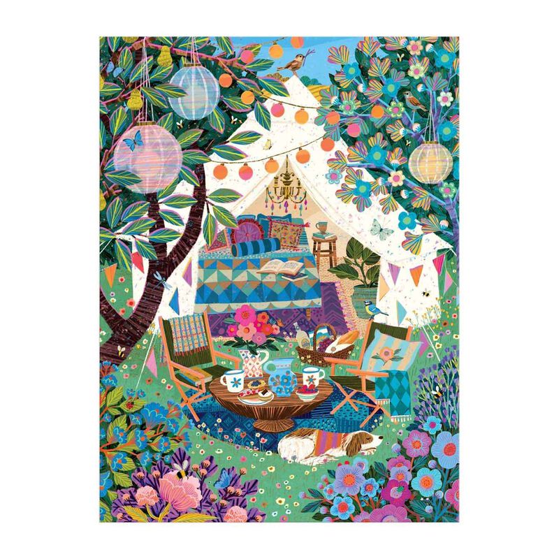 Galison Victoria Ball Blooming Escape 1000 Piece Puzzle image number 2
