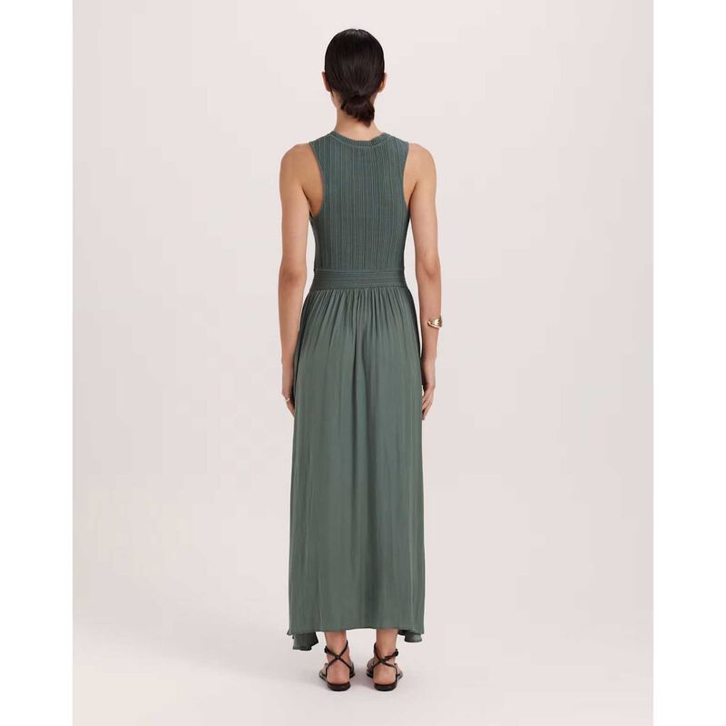 SABA Lillian Mixed Media Maxi Dress image number 1