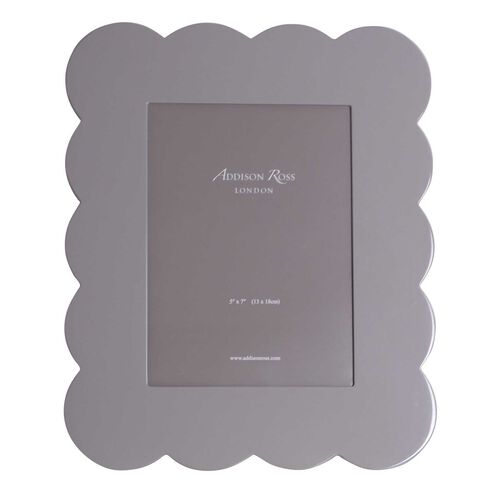 Addison Ross White Lacquer Scallop Frame 5x7