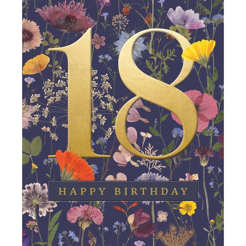 Museums & Galleries 18 Happy Birthday Wild Meadow Card image number 0