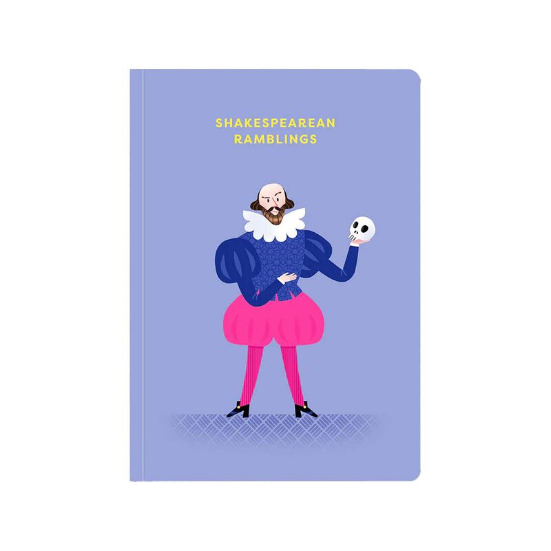 Oh Deer Shakespeare A5 Soft Cover Notebook image number 0