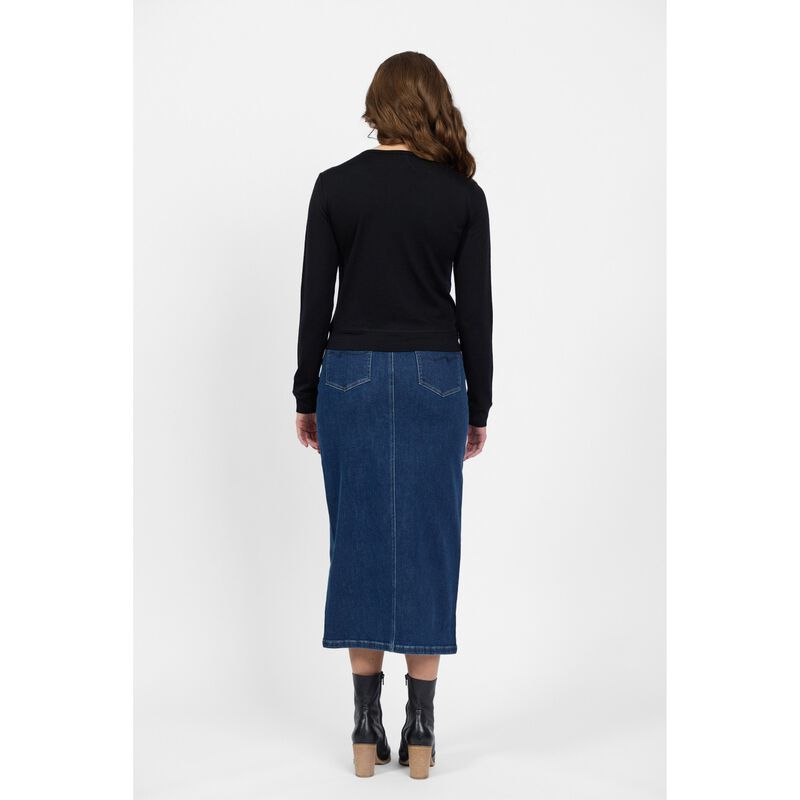 Vassalli 100% Merino Cropped Cardi image number 1