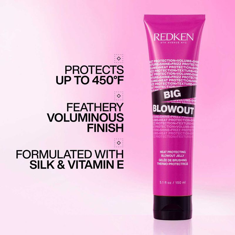Redken Big Blowout Volumizing Heat Protecting Jelly 150ml image number 2