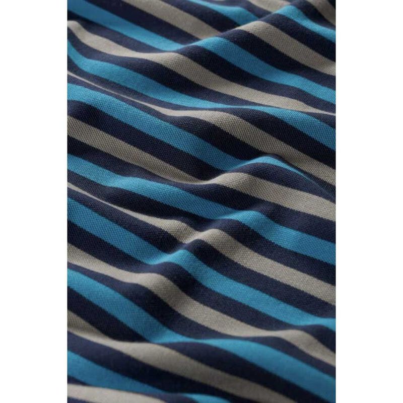 Seasalt Cornwall Ballan Stripe Polo Duet Mini Cornish Squid Ink Azurite image number 2