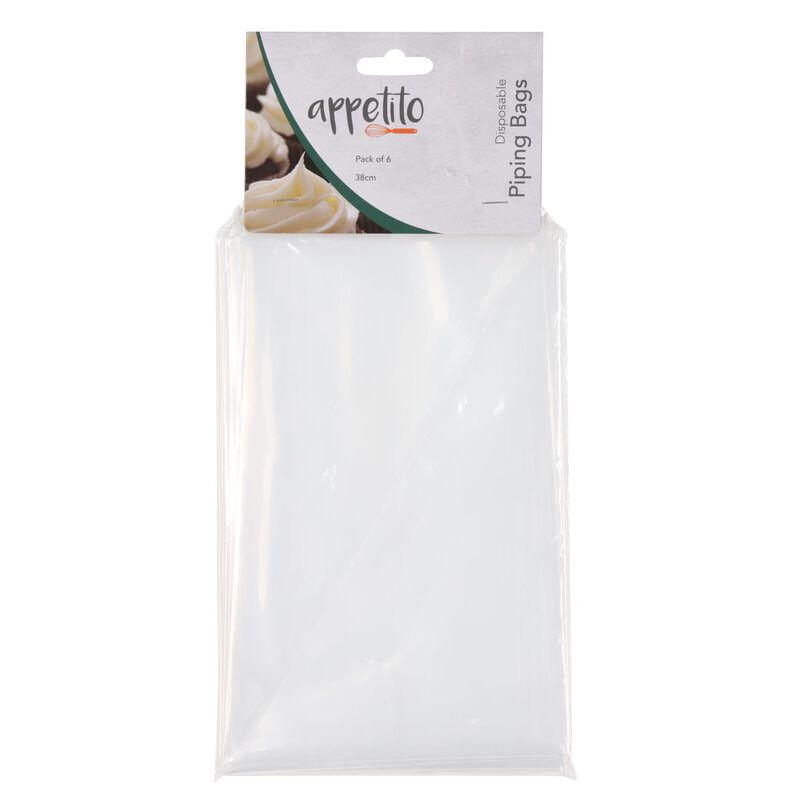 Disposable Piping Bags 38cm Pk6 image number 0