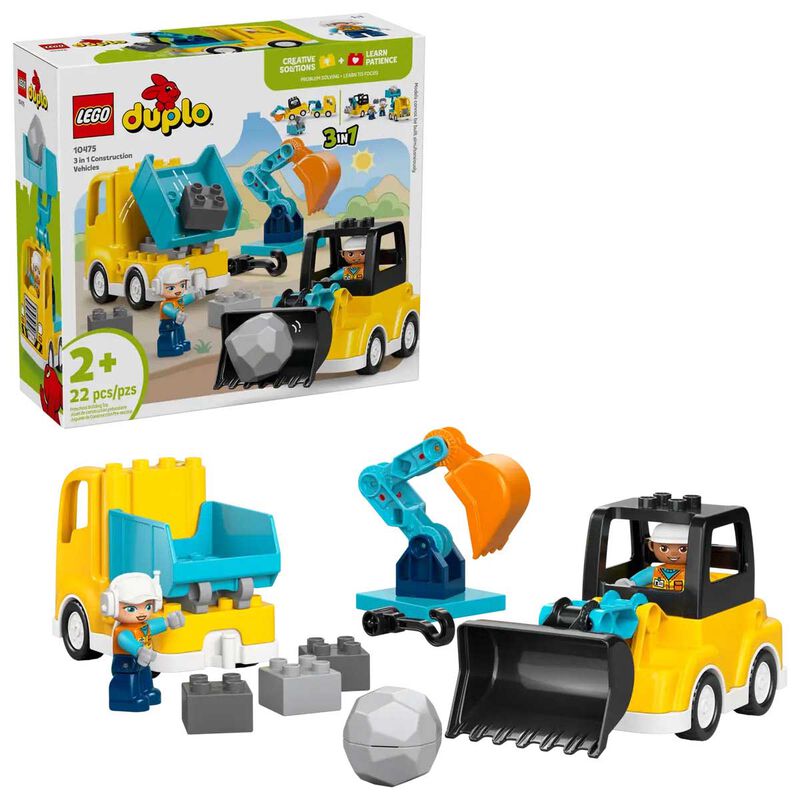 LEGO Duplo 3in1: Construction Vehicles image number 0