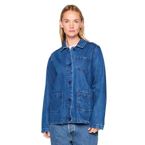 Seasalt Cornwall Reading Rocks Jacket Ii Mid Wash High Twist