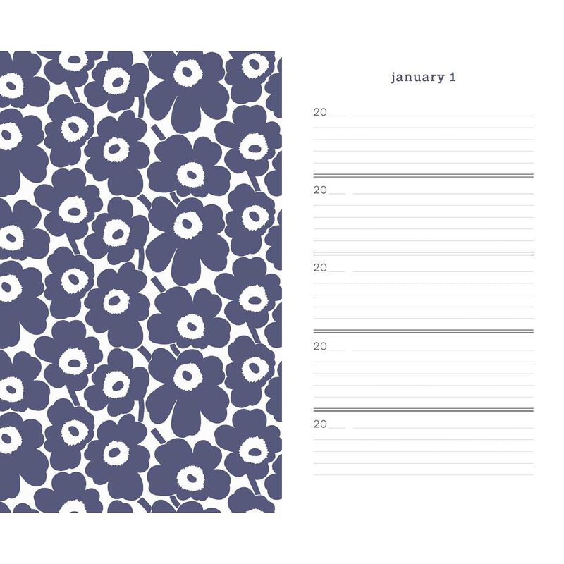 Marimekko One Line A Day Blue Unikko image number 2