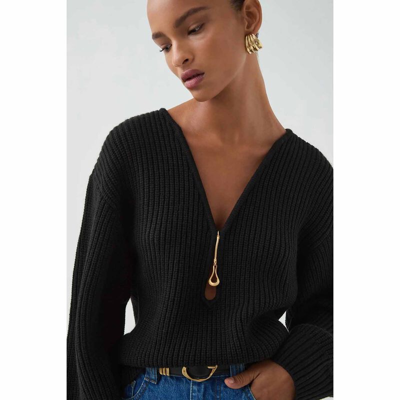 Aje Leona Keyhole Knit image number 2