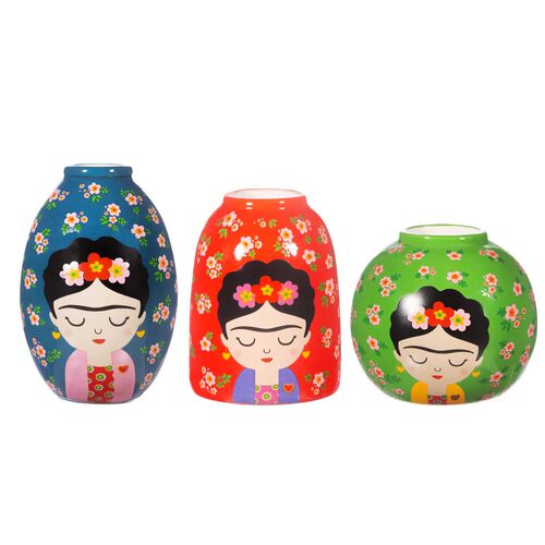 Sass & Belle Floral Frida Vases - Set Of 3