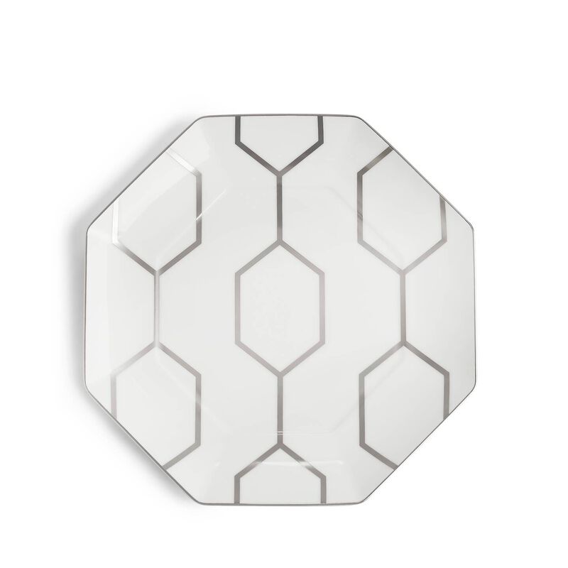 Wedgwood Gio Platinum Octagonal Plate 23cm image number 0