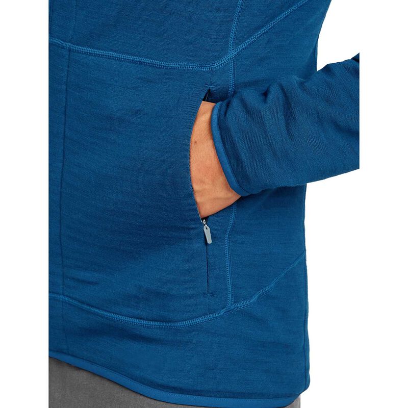 Icebreaker M Merino 400 RealFleece Descender LS Zip image number 2