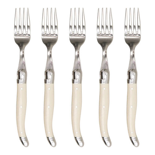 Laguiole Fork Set 6 Ivory