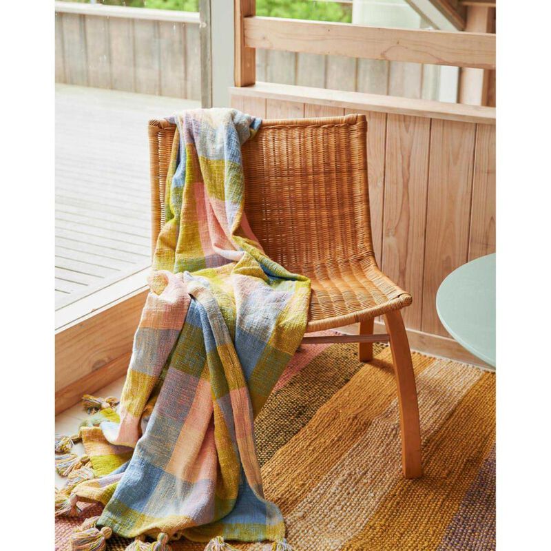 Kip&Co Corfu Tartan Woven Throw image number 1