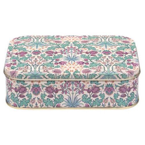Arts & Crafts Small Rectangular Tin Cream 141x101x75mm