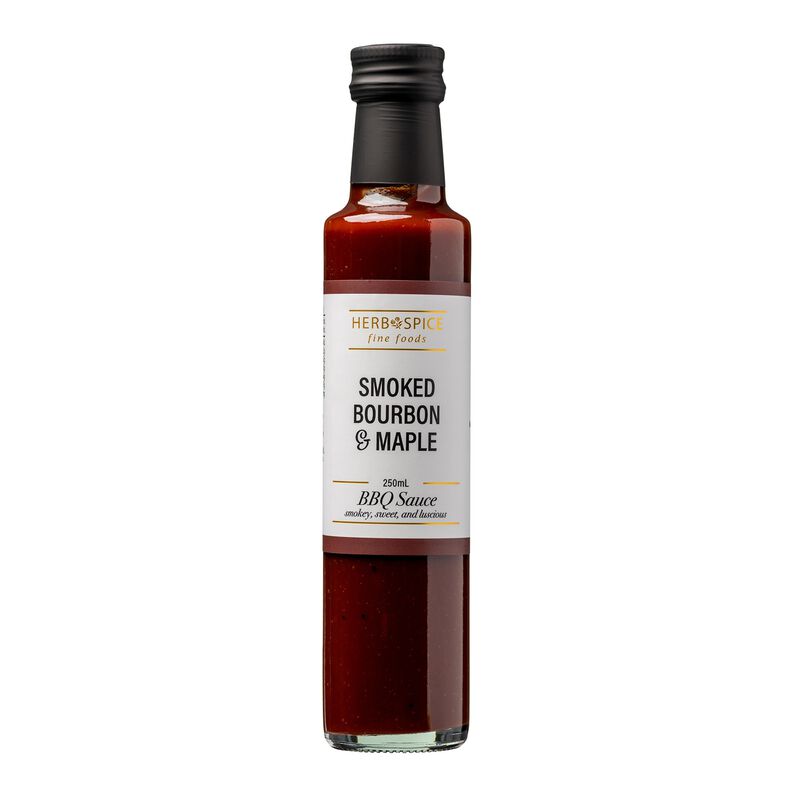 The Herb & Spice Mill Smoked Bourbon & Maple BBQ Sauce 250ml image number 0