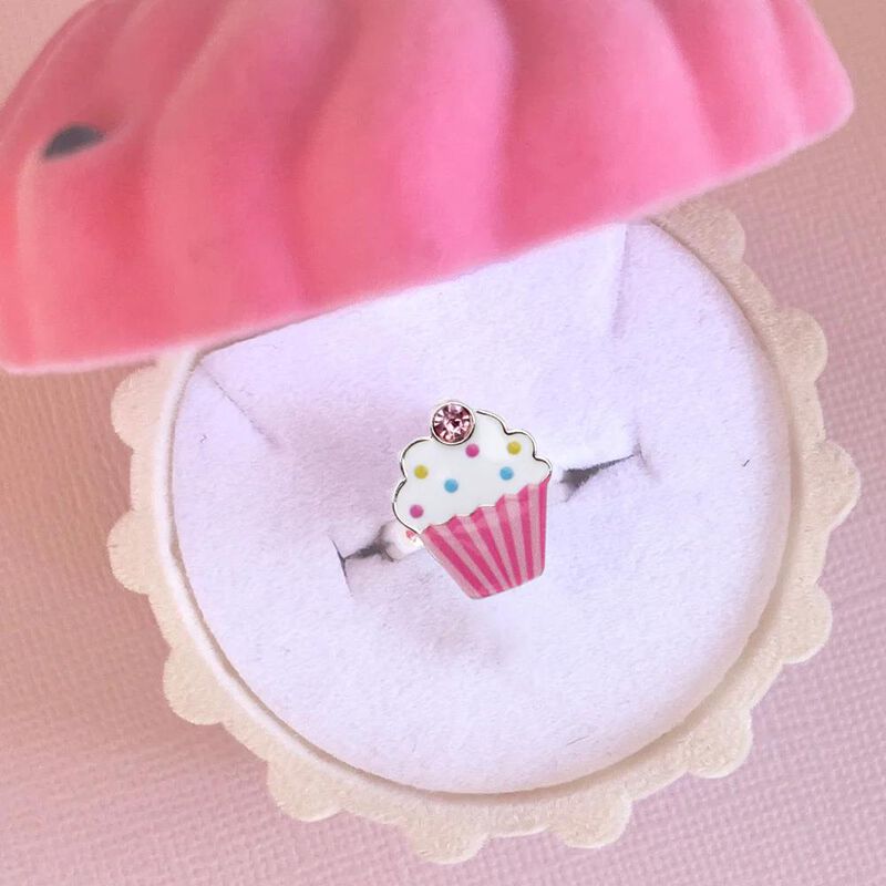 Lauren Hinkley Cupcake Ring in Pink Velvet Cupcake Box image number 2