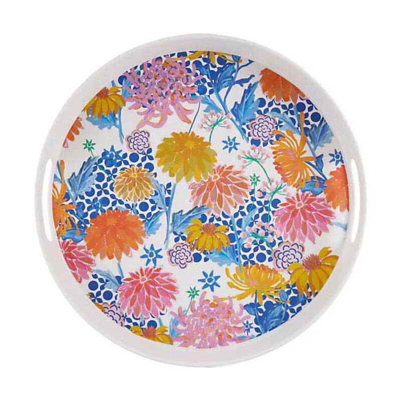 Maxwell & Williams Sunburst Melamine Round Serving Tray 35x5cm image number 1