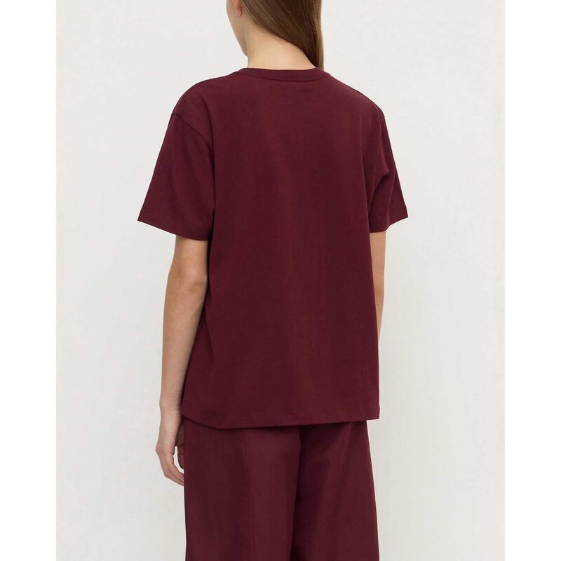 Assembly Label Womens Organic Base Tee Merlot image number 1