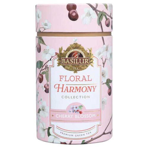 Basilur Floral Harmony Canister Loose Tea 75g - Cherry Blossoms
