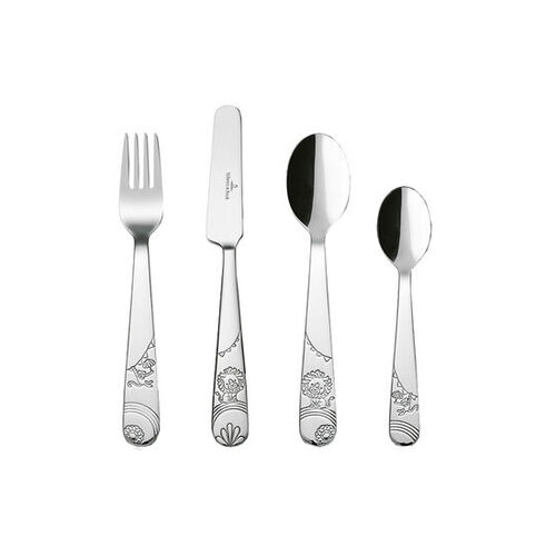 Villeroy & Boch Roar Lion Children's Cutlery Set Of 4 Pieces