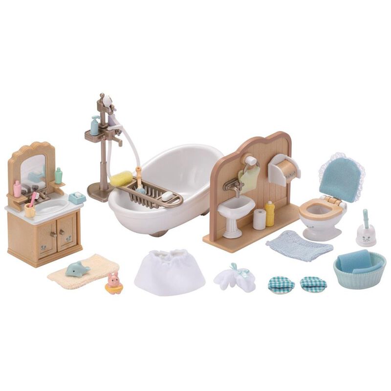 Sylvanian Families Country Bathroom Set image number 1
