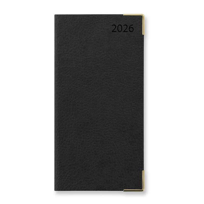 Letts of London Diary Connoisseur Slim WTV English Black 2026 image number 0