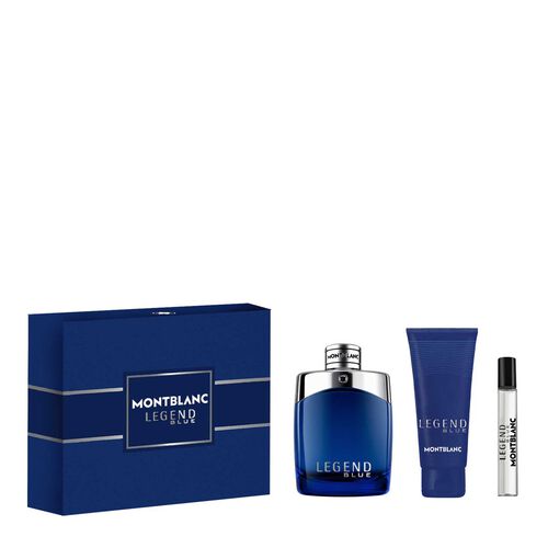 Montblanc Legend Blue 100ml EDT 3Pc Christmas Gift Set