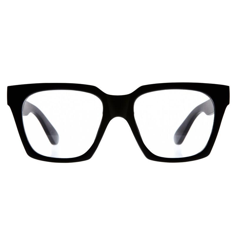 Daily Eyewear 10am - Black Clear Glasses image number 1