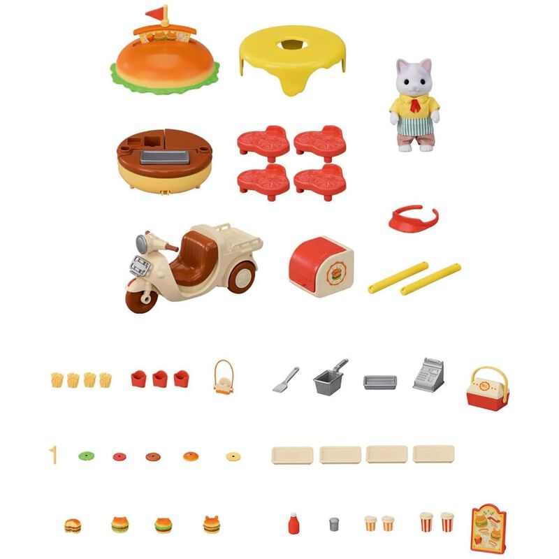 Sylvanian Families Hamburger Stand image number 2