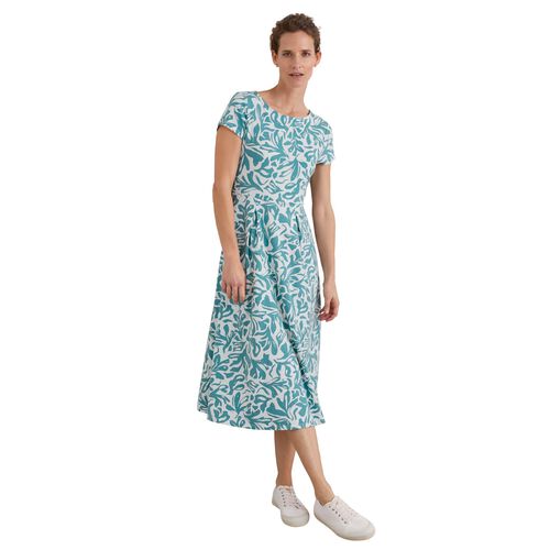 Seasalt Cornwall Wild Bouquet Dress Sea Frond Tidepool