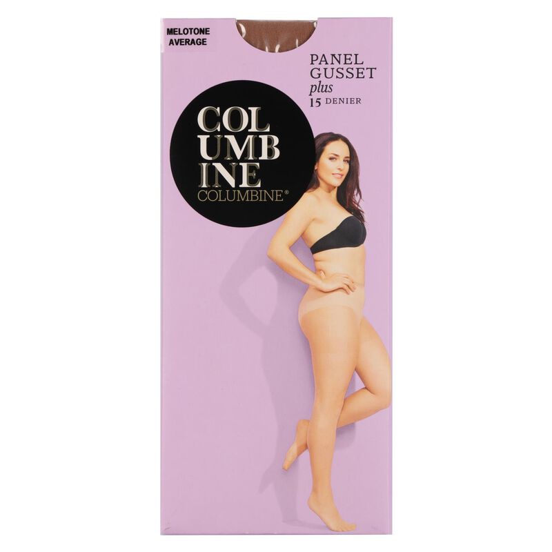 Columbine Sheer Panel Gusset Pantihose image number 3