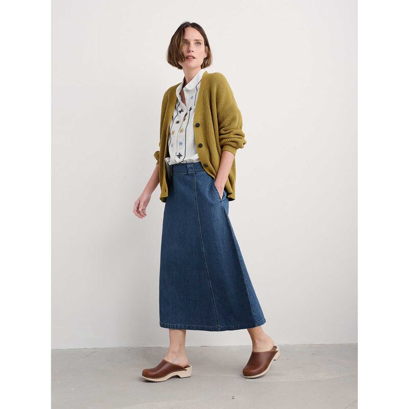 Seasalt Cornwall Winding Creek Cardigan Pear image number 2