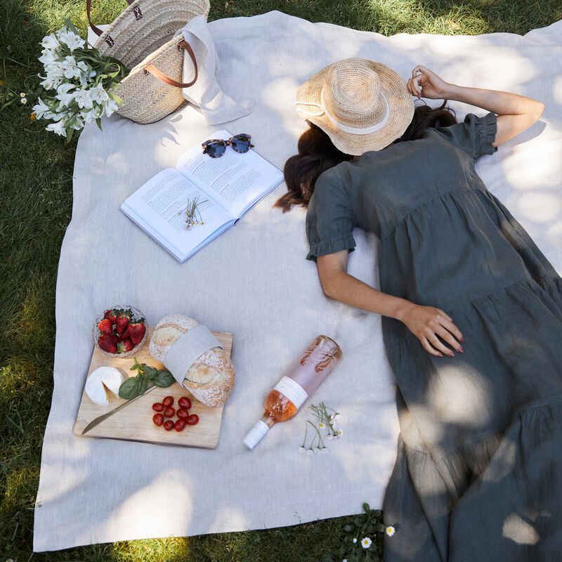Wallace Cotton Loft Tablecloth image number 1