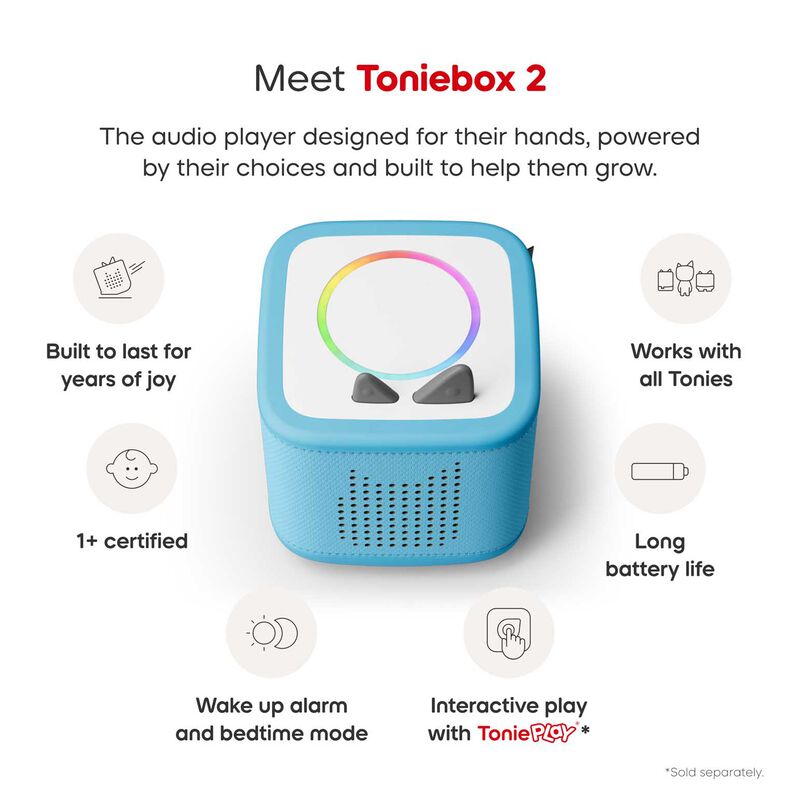 tonies Toniebox 2 Sky Blue Starter Set Bluey image number 2