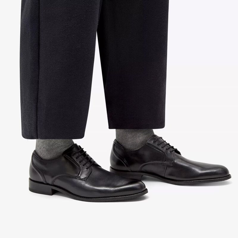 Clarks Mens Craft Arlo Lace Black Leather image number 1