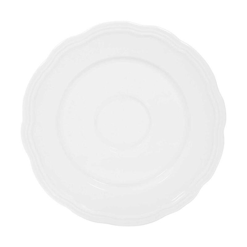 Casa Domani Florence Scallop Cup & Saucer 220ml White image number 2