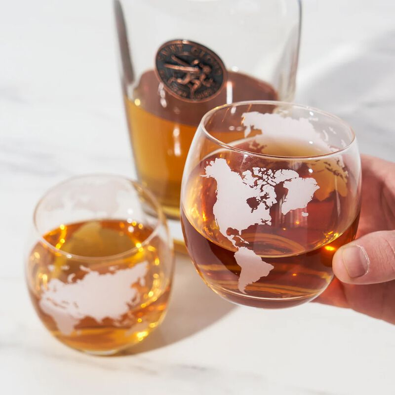 Globe Whiskey Tumblers By Viski&reg; image number 2
