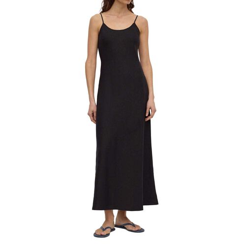 Assembly Label Colette Linen Slip Dress Black