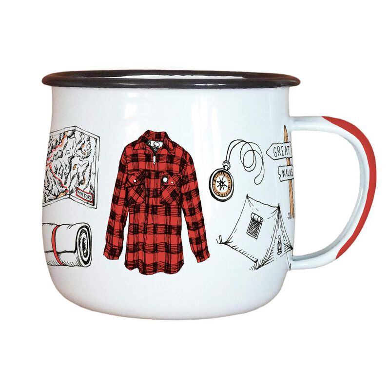 Tanya Wolfkamp D Enamel Mug Tramping image number 1