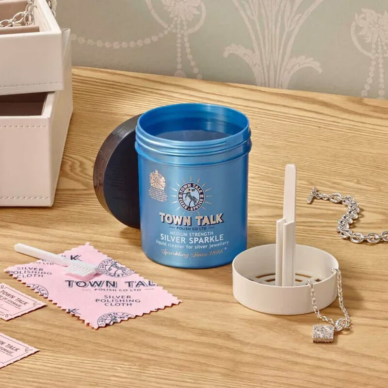 Town Talk Silver Sparkle Liquid Cleaner image number 1