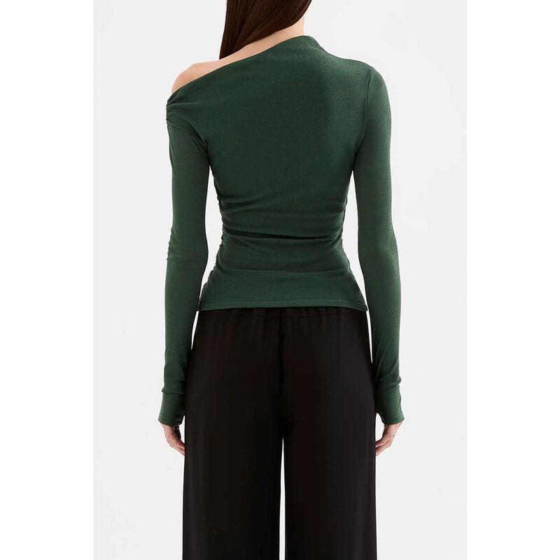 Nude Lucy Rue Mesh Ls Top image number 1