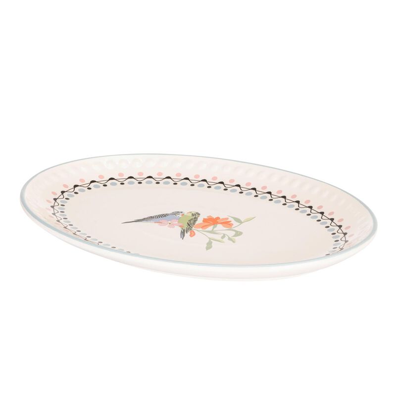 Cath Kidston Painted Table Ceramic Oval Platter 36cm image number 1