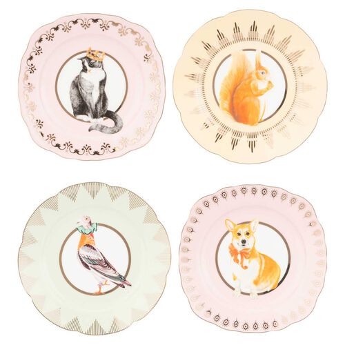 Yvonne Ellen Best of British Tea Plates 16cm (Set of 4)