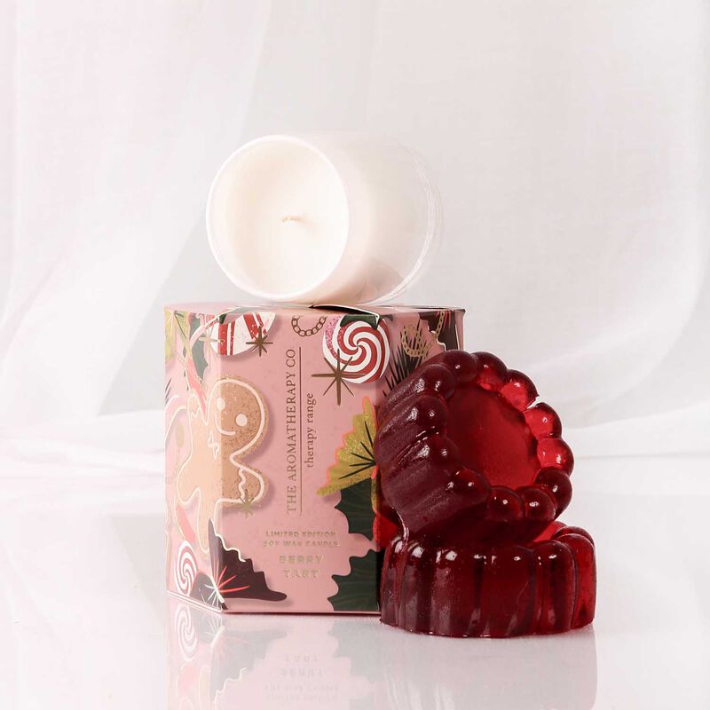 Therapy Berry Tart Festive Candle 80g image number 1